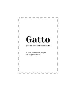 Cartolina “Gatto”