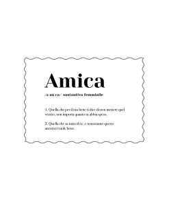 Cartolina “Amica”