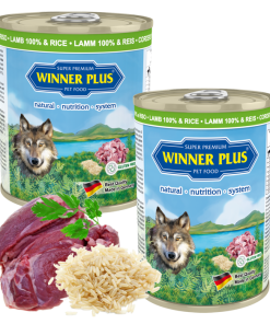 WINNER PLUS con agnello 100% e riso