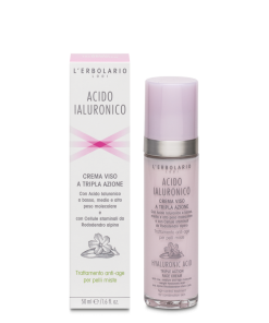 L’ ERBOLARIO – Crema Viso per Pelli Miste Acido Ialuronico